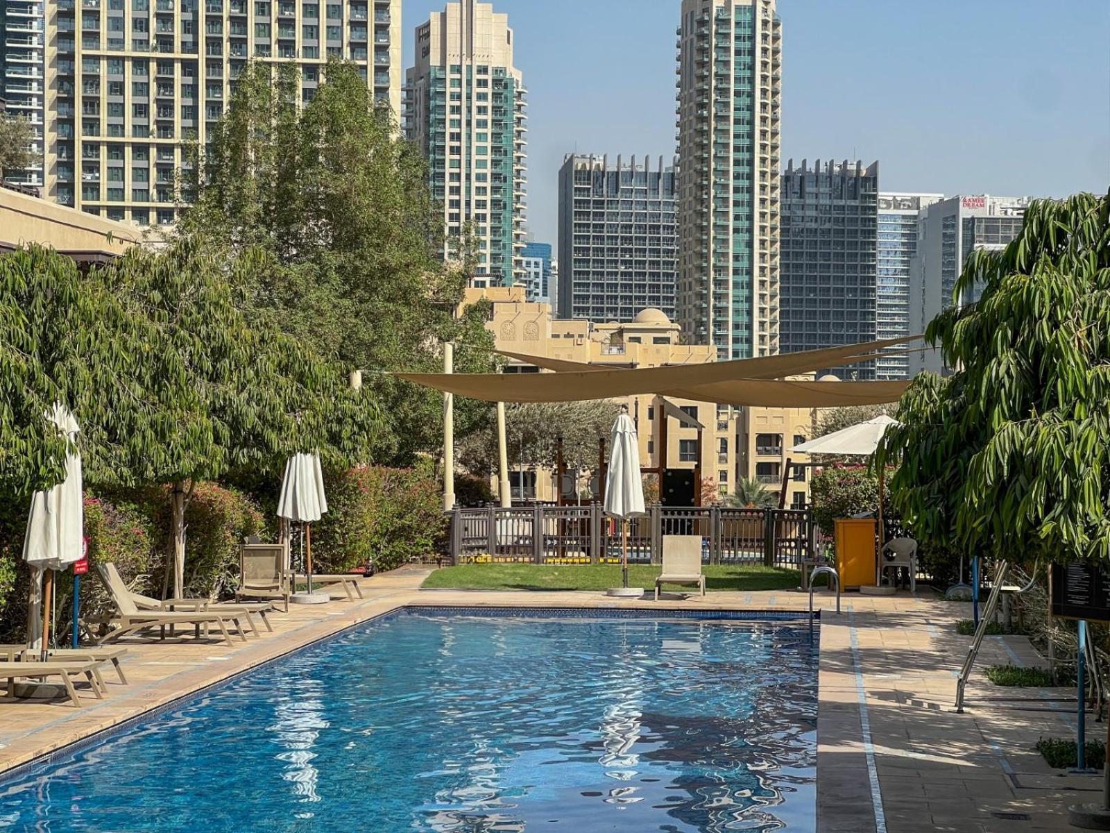 Durrani Homes - Unique Garden Apt At Souk Al Bahar Besides Dubai Mall & Burjkhalifa With Private Jaccuzi Zewnętrze zdjęcie